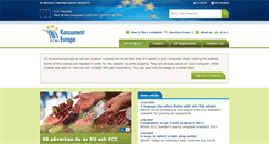 Desktop Screenshot of konsumenteuropa.se